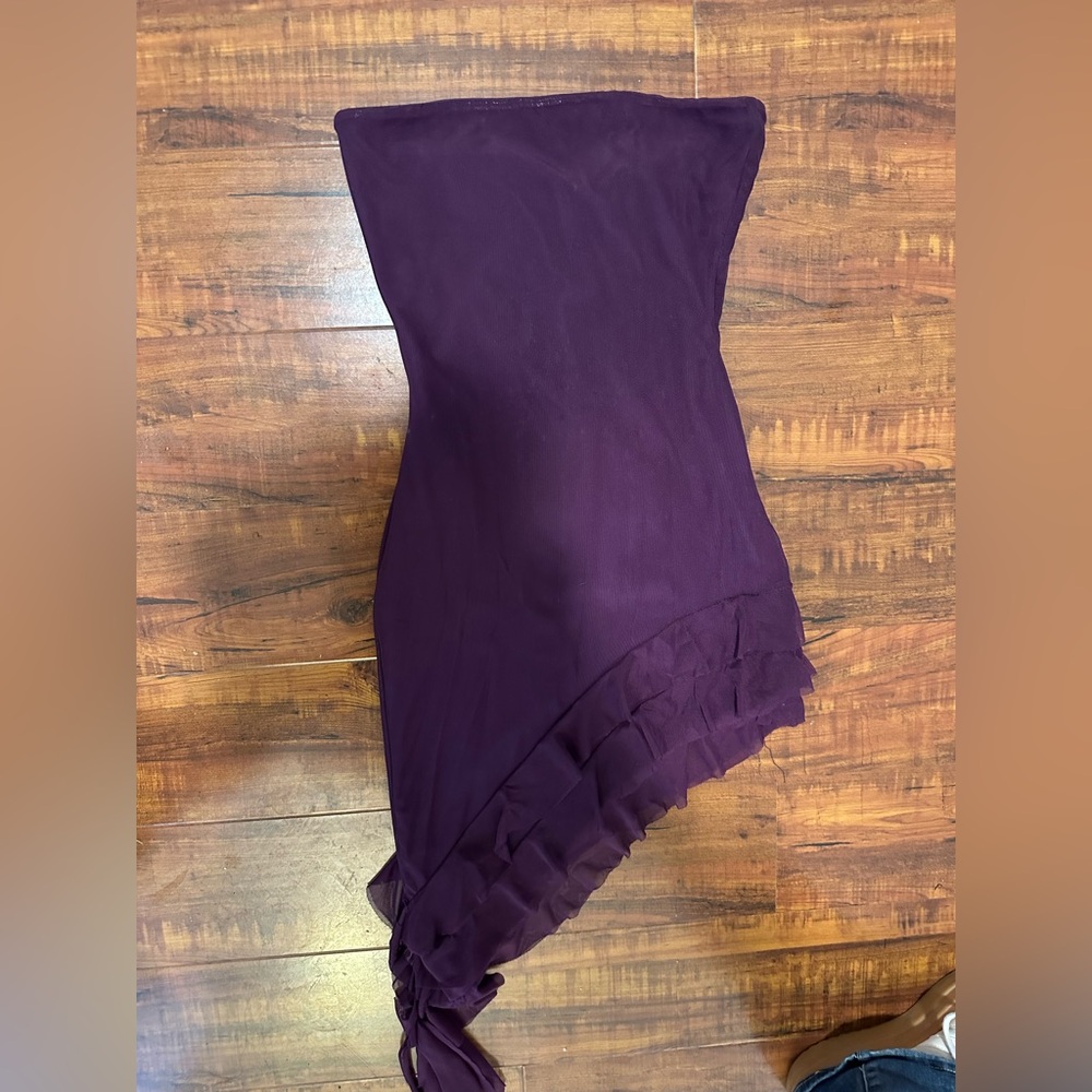 Princess Polly Deep Purple Asymmetrical Dress